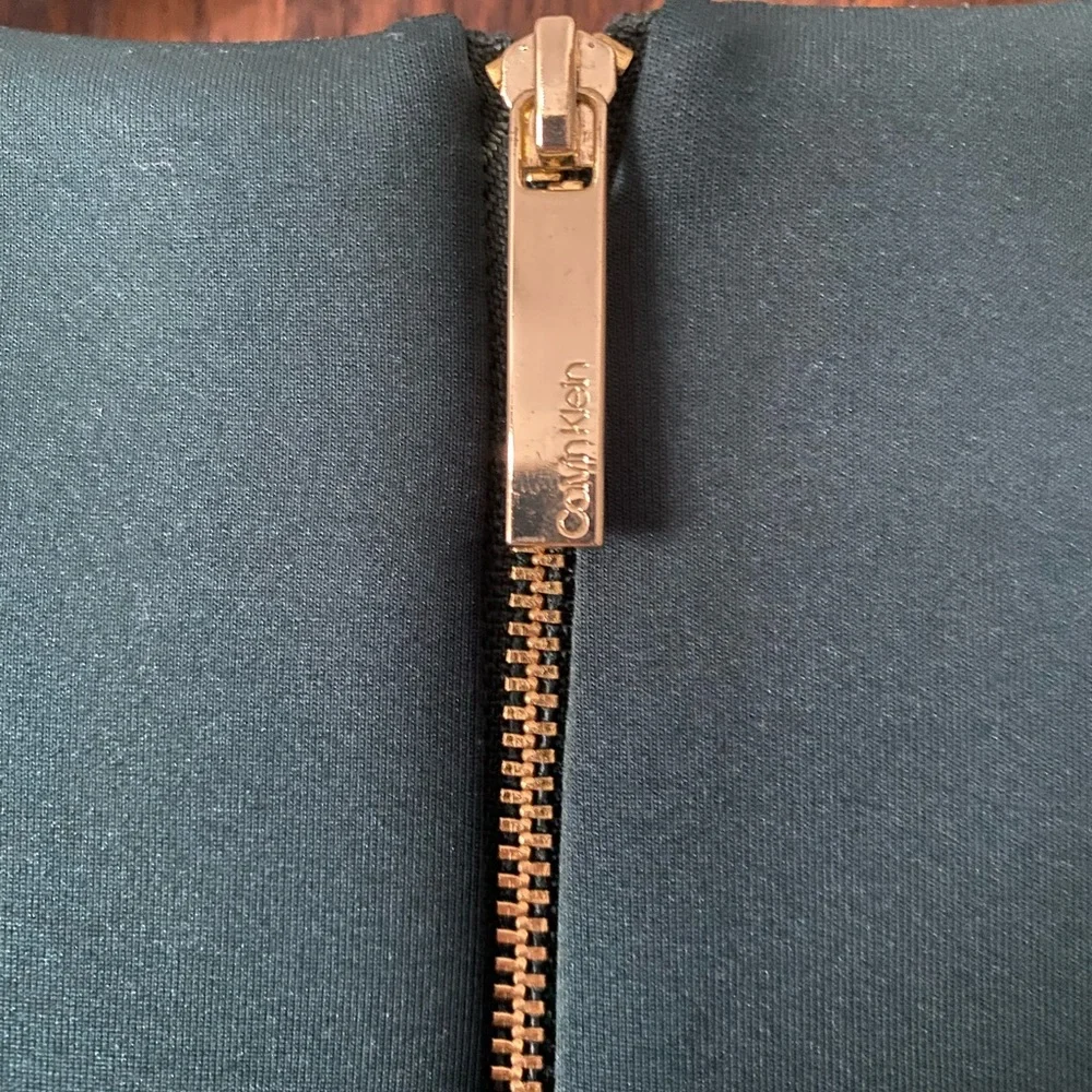 Calvin Klein Dark Green Midi Dress - Picture 6 of 10